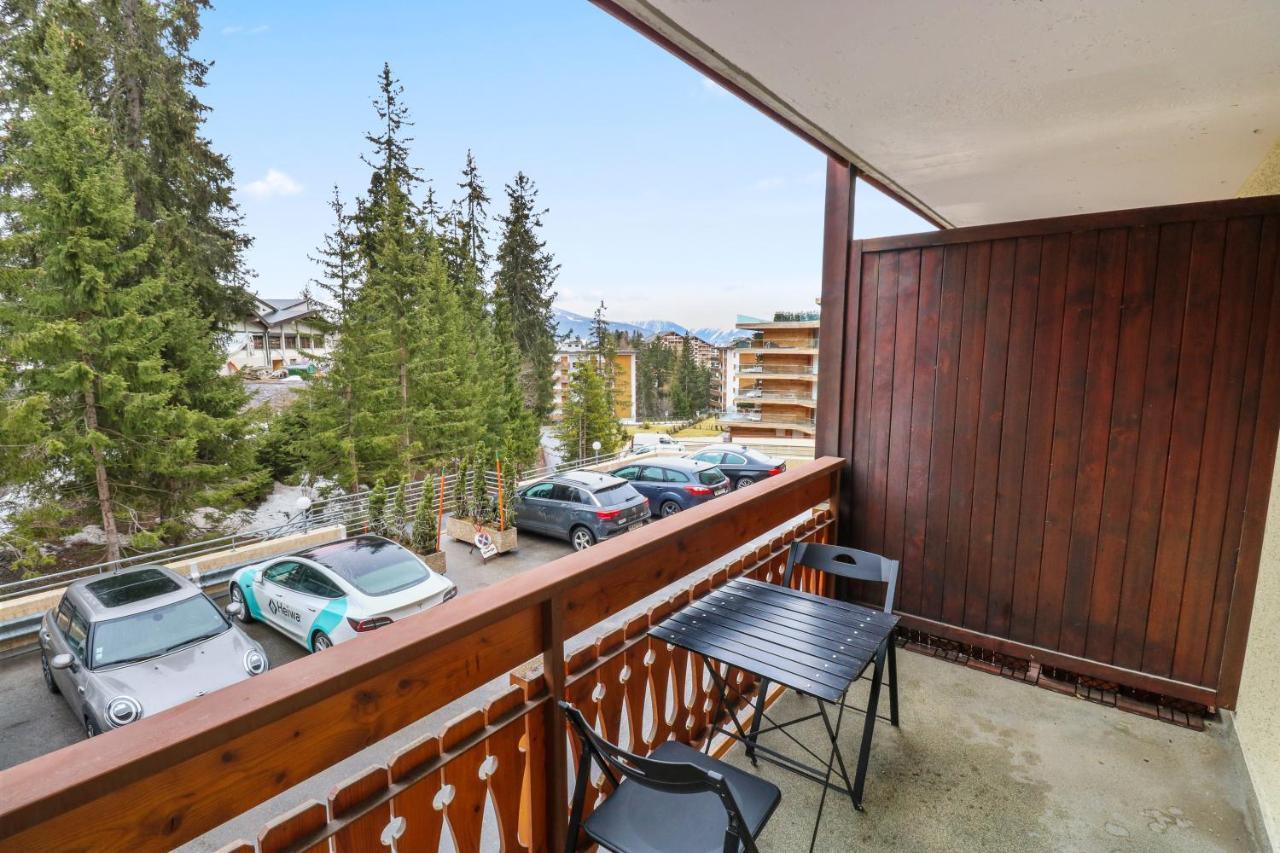Studio Chaleureux Et Paisible Crans-Montana Exterior photo